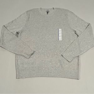 Goodfellow & Co Mens Gray Ice Crewneck Knit Sweater, Size L